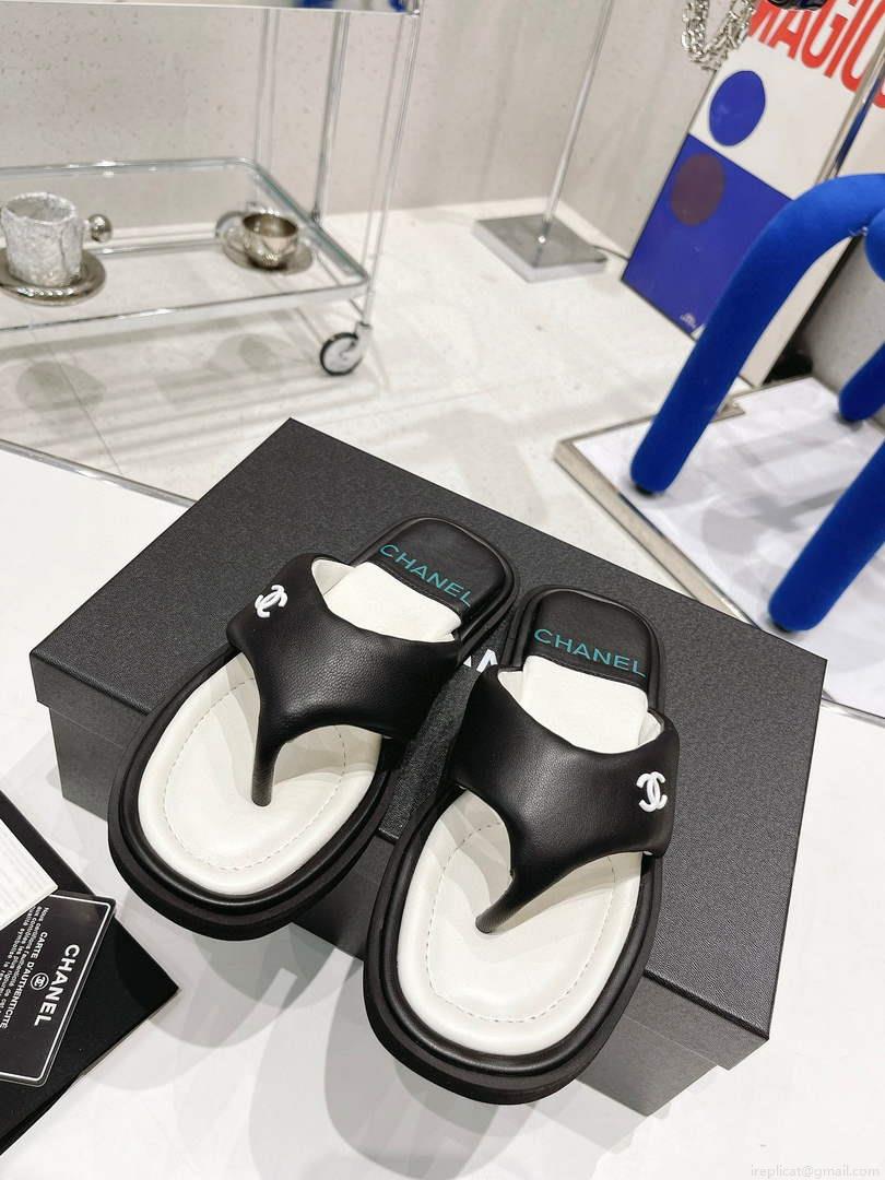 Chanel G38865 Sandals Mules Fabric Women C91180