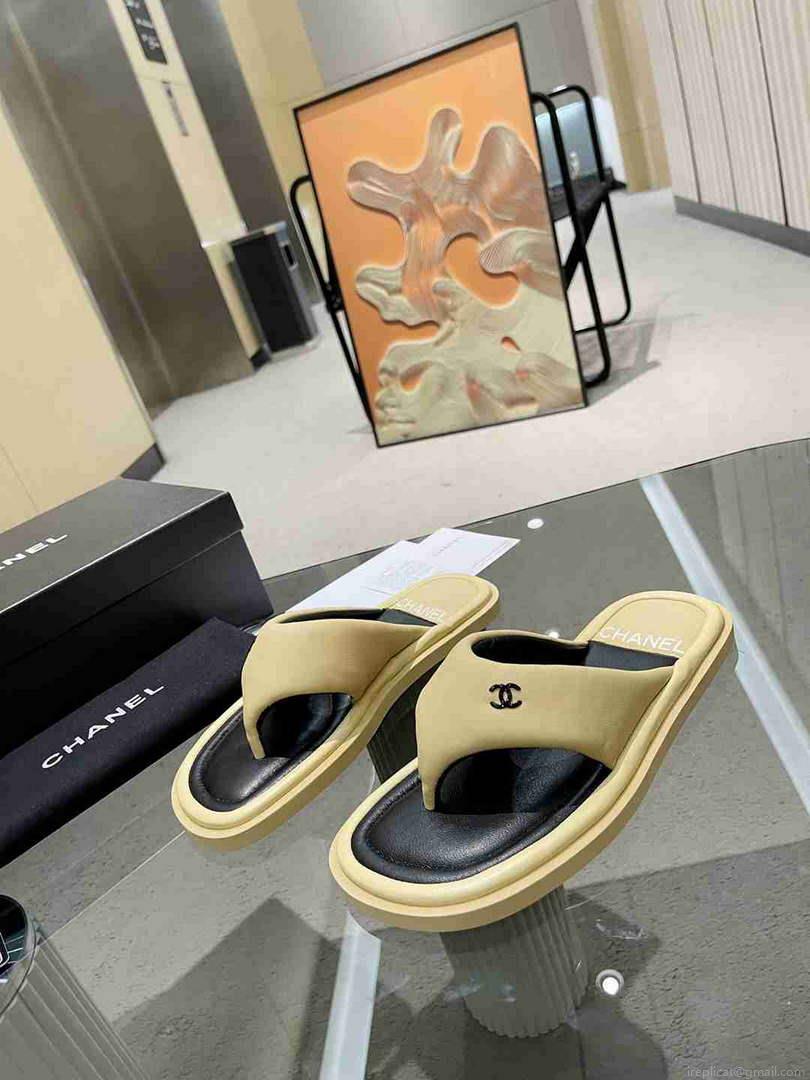 Chanel G38865 Sandals Mules Fabric Women C91182