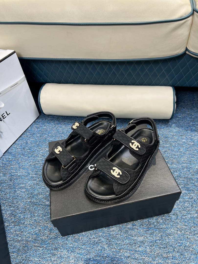 Chanel Women’s fashion Knitwear Sandals G35931 Black