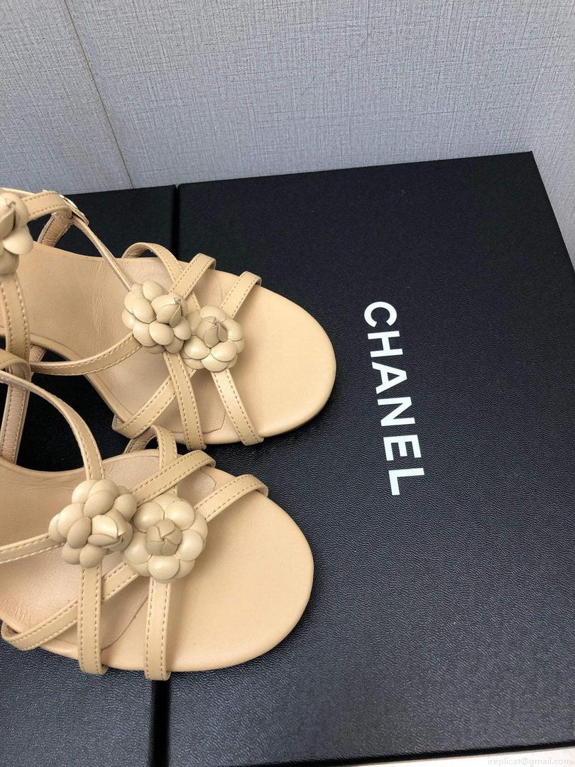 Chanel G40128 Women’s Sandals Shoes Lambskin C90219