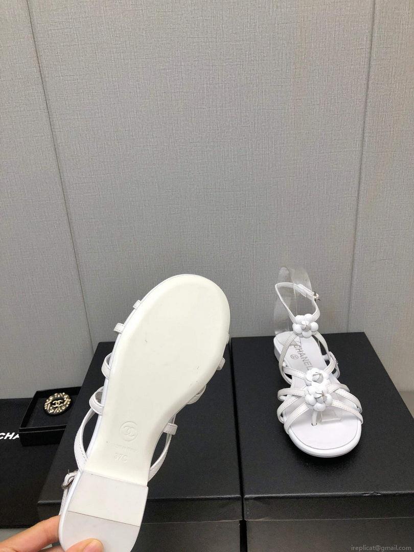 Chanel G40128 Women’s Sandals Shoes Lambskin C90221