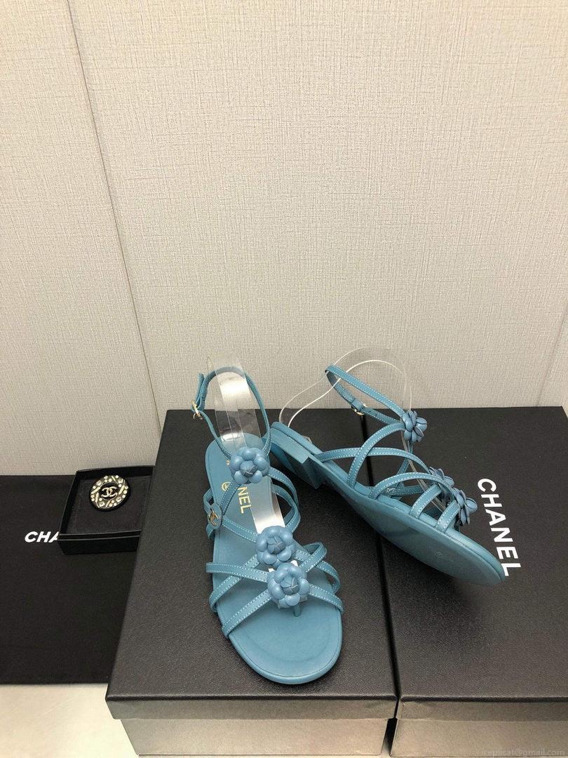 Chanel G40128 Women’s Sandals Shoes Lambskin C90222