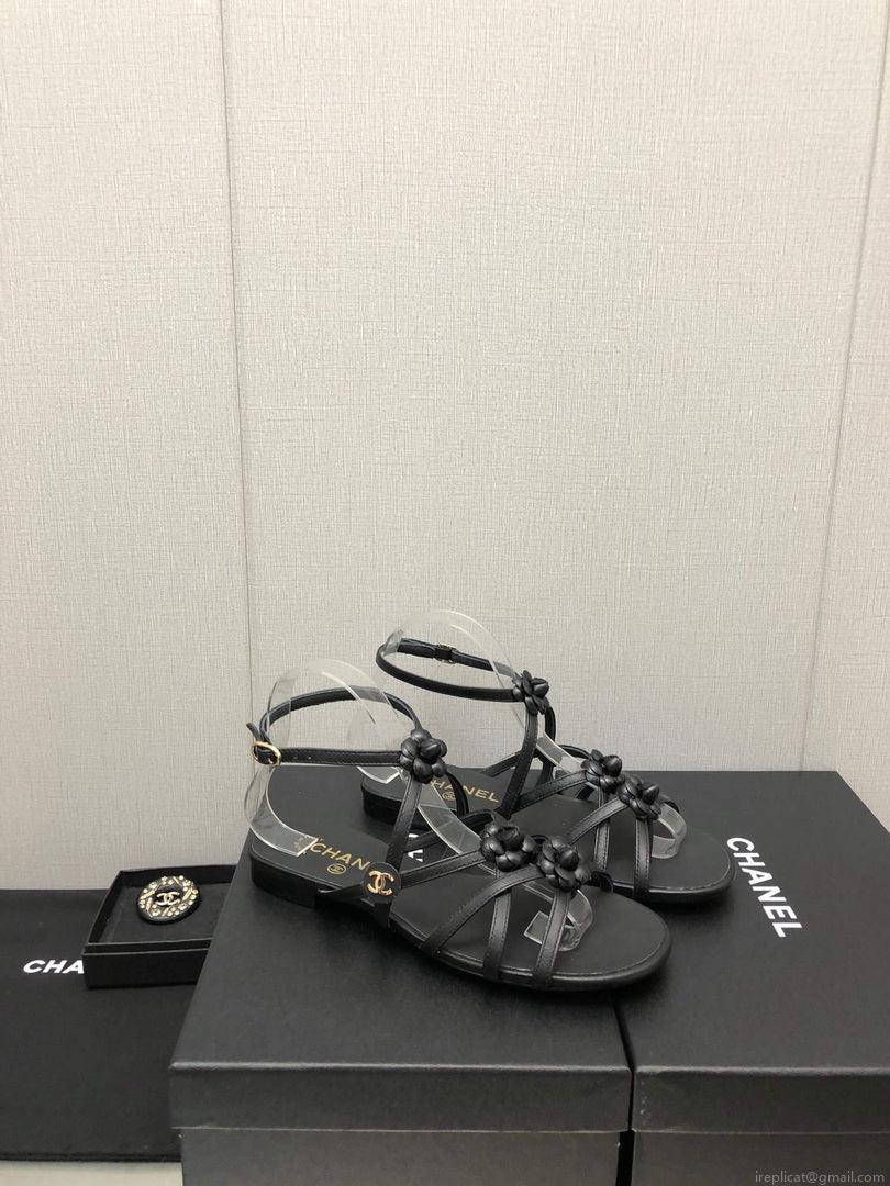 Chanel G40128 Women’s Sandals Shoes Lambskin C90225