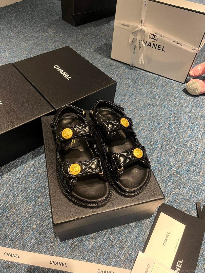 Chanel G40138 Women’s Sandals Shoes Lambskin C90247