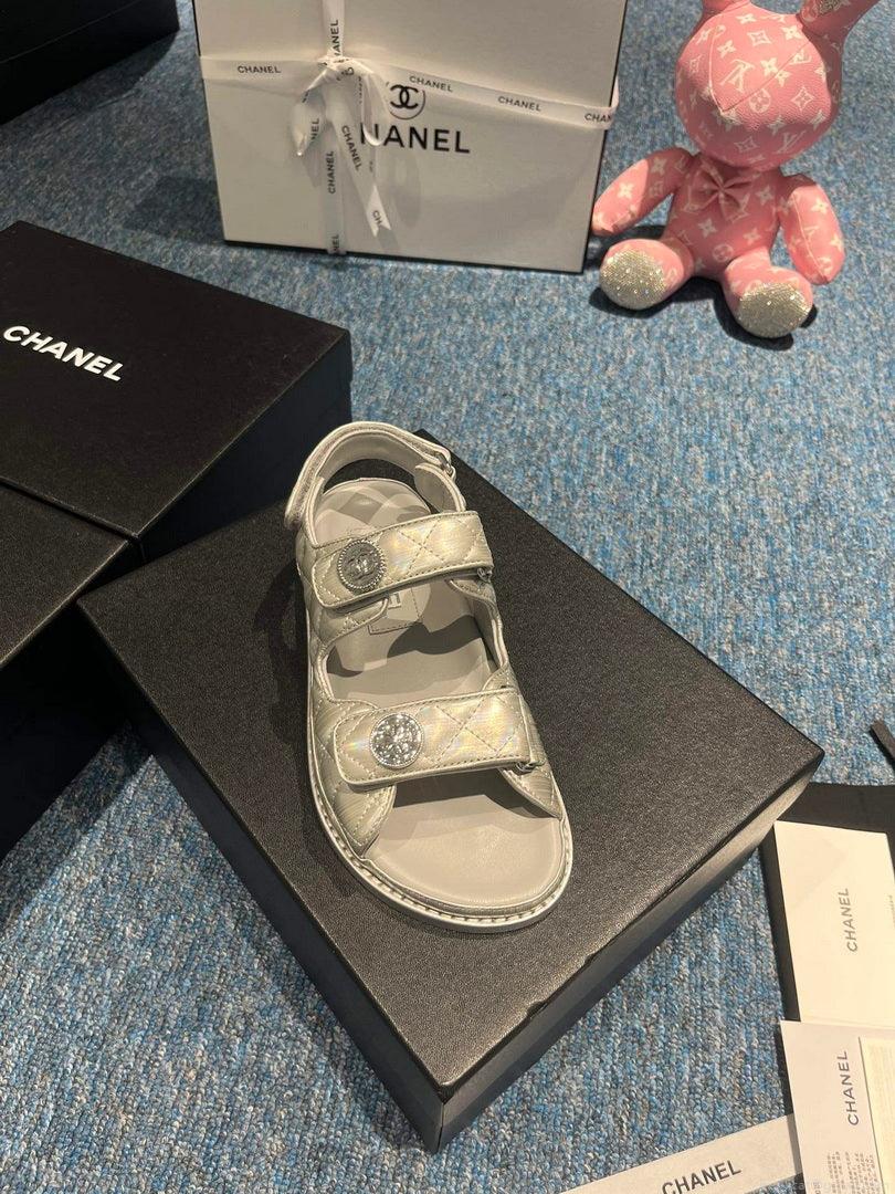 Chanel G40138 Women’s Sandals Shoes Lambskin C90250