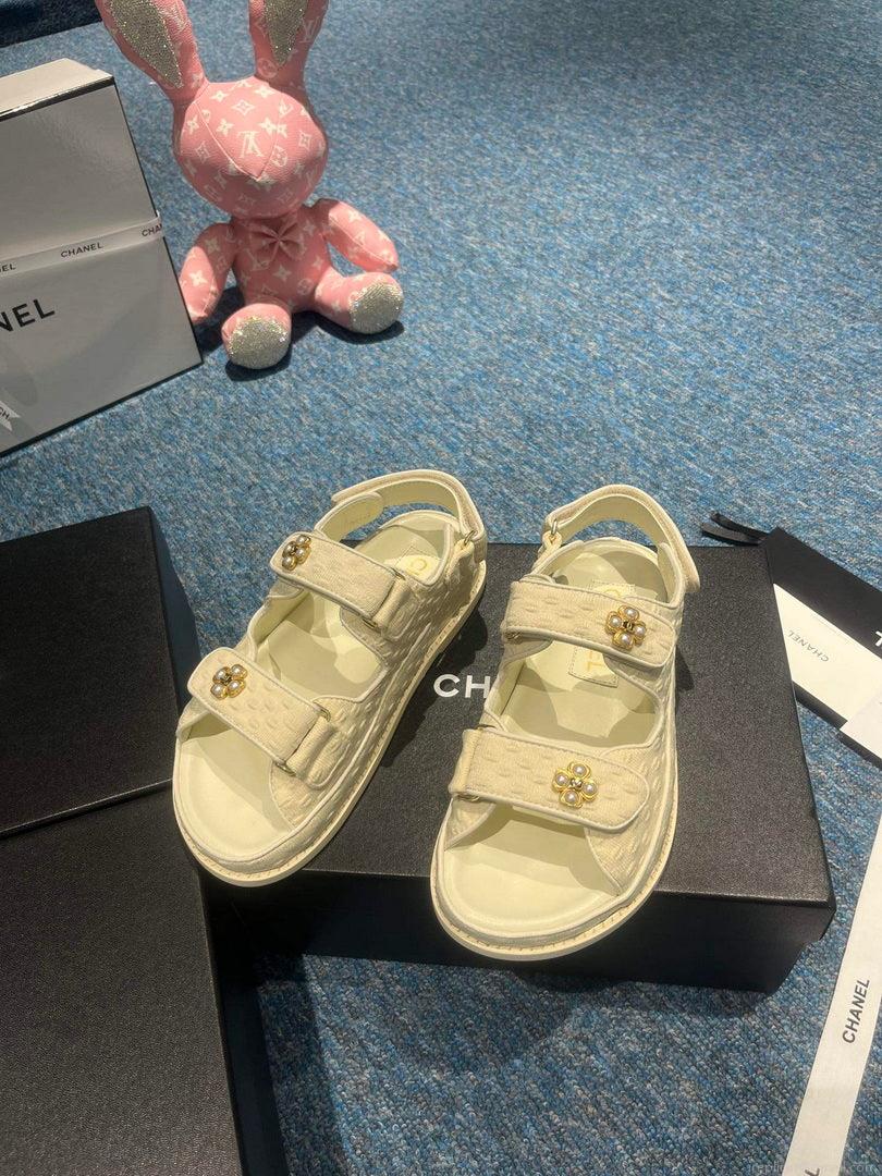 Chanel G40138 Women’s Sandals Shoes Lambskin C90255