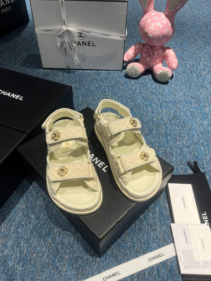 Chanel G40138 Women’s Sandals Shoes Lambskin C90255