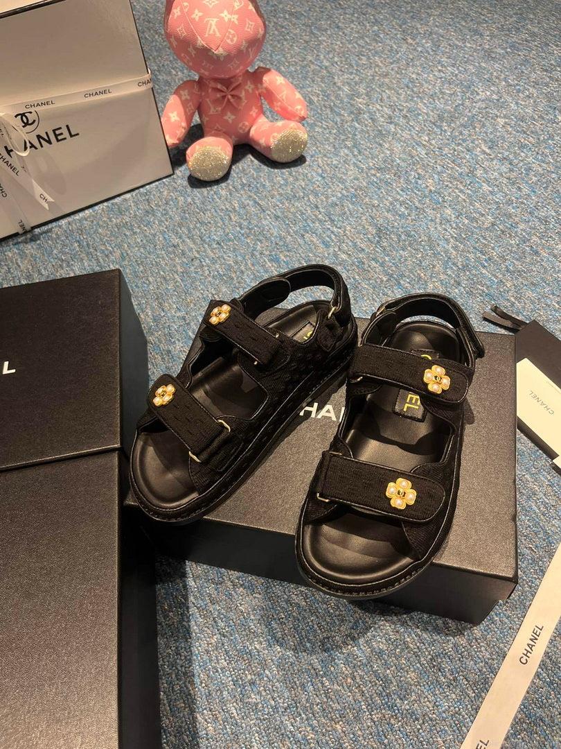 Chanel G40138 Women’s Sandals Shoes Lambskin C90256