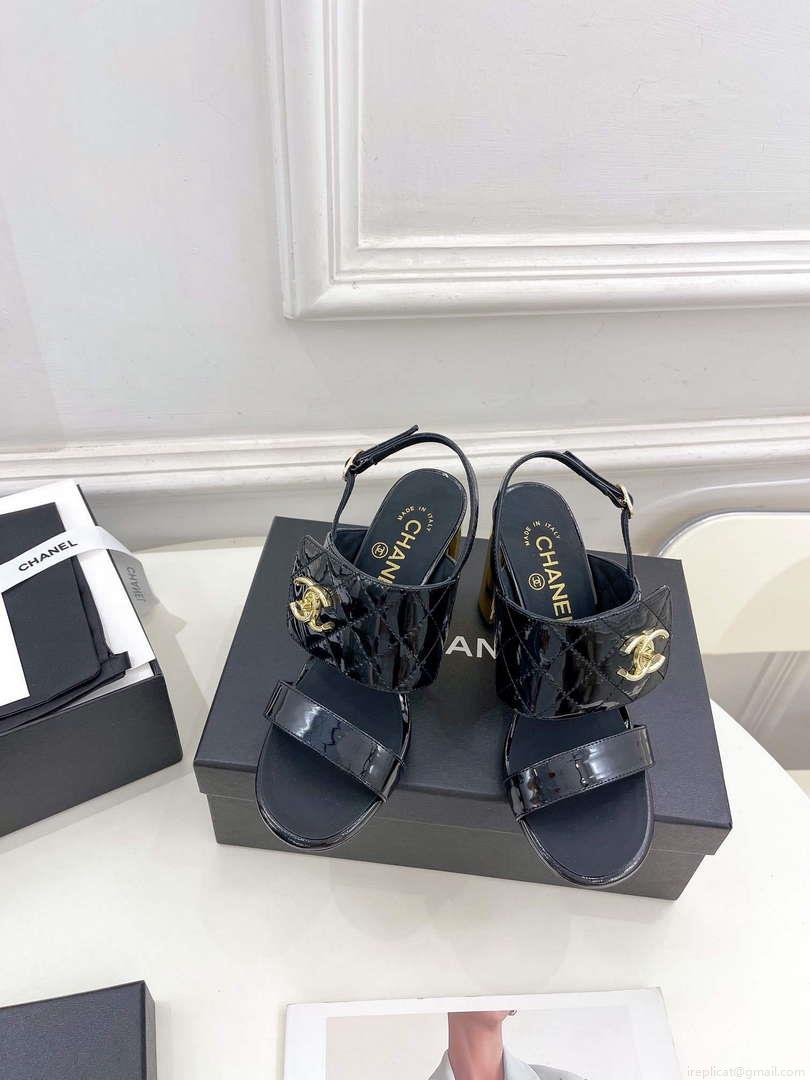Chanel G39645 Women’s High Heel Sandals C91323
