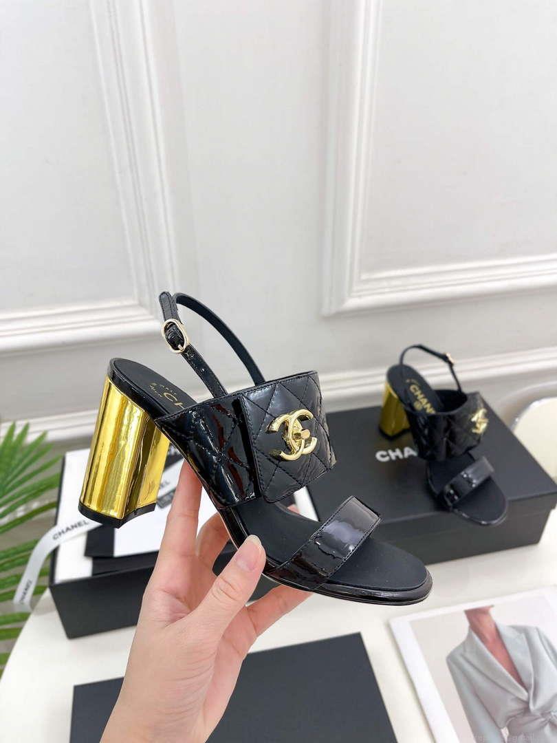 Chanel G39645 Women’s High Heel Sandals C91323