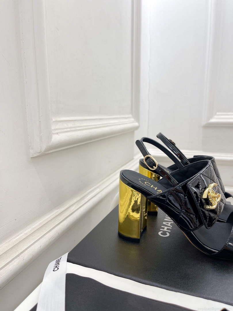 Chanel G39645 Women’s High Heel Sandals C91323