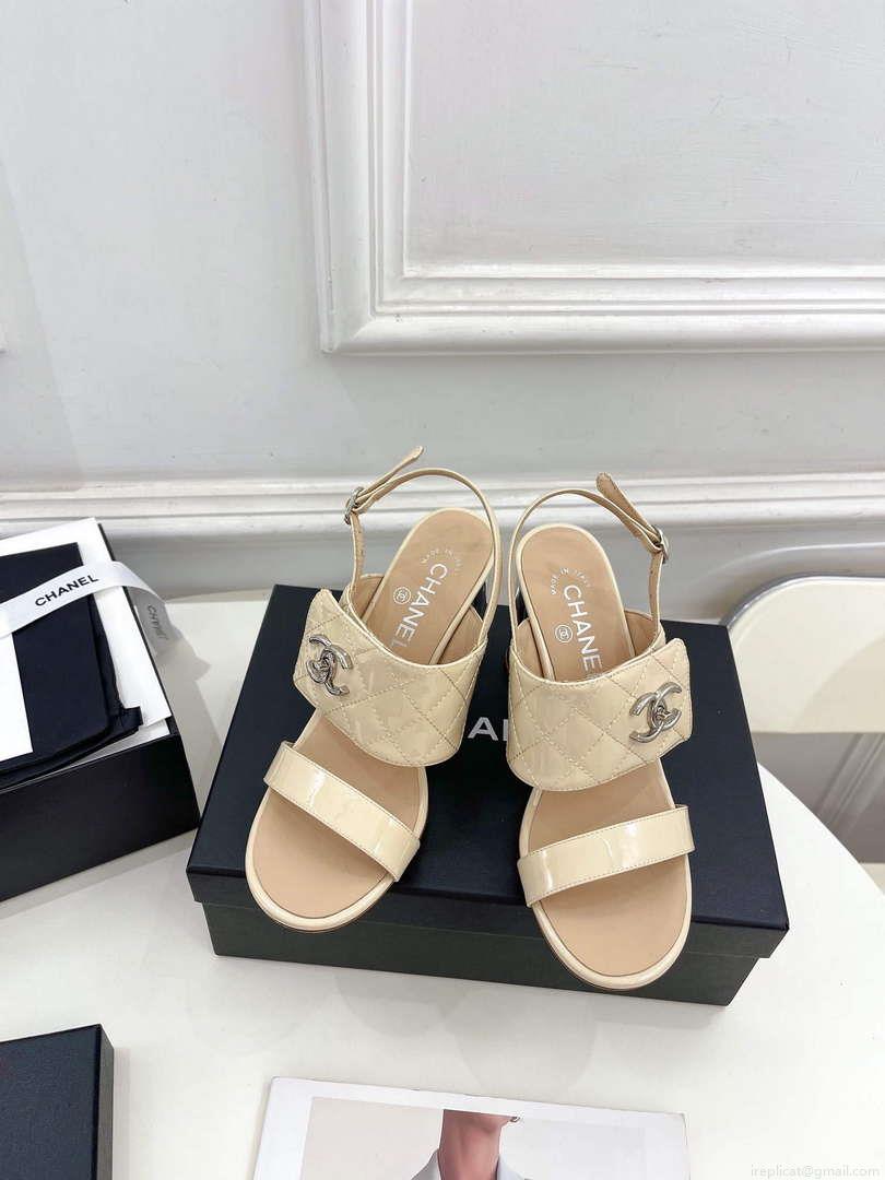 Chanel G39645 Women’s High Heel Sandals C91325