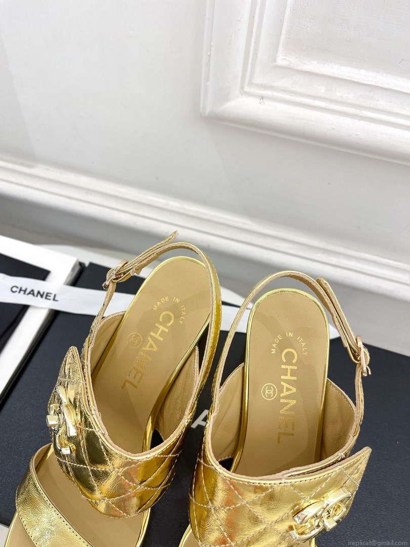 Chanel G39645 Women’s High Heel Sandals C91327