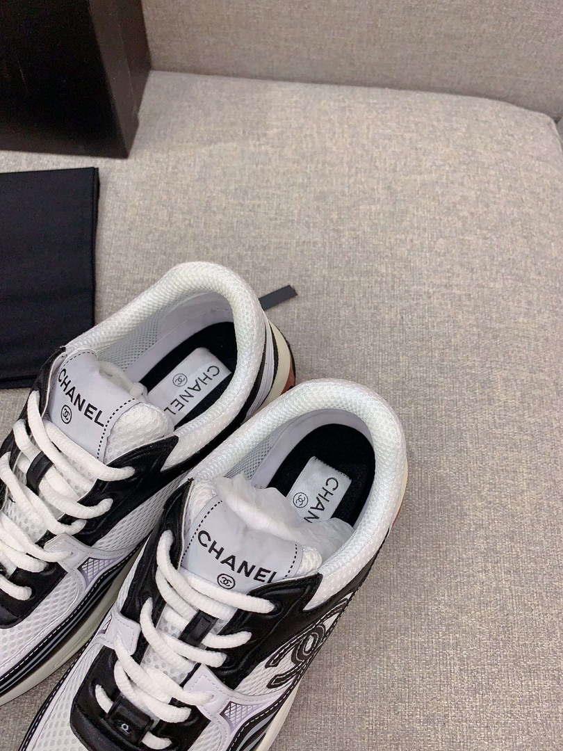 Chanel Women’s Sneaker G45077 Designer Trainers Fabric Laminated C90107