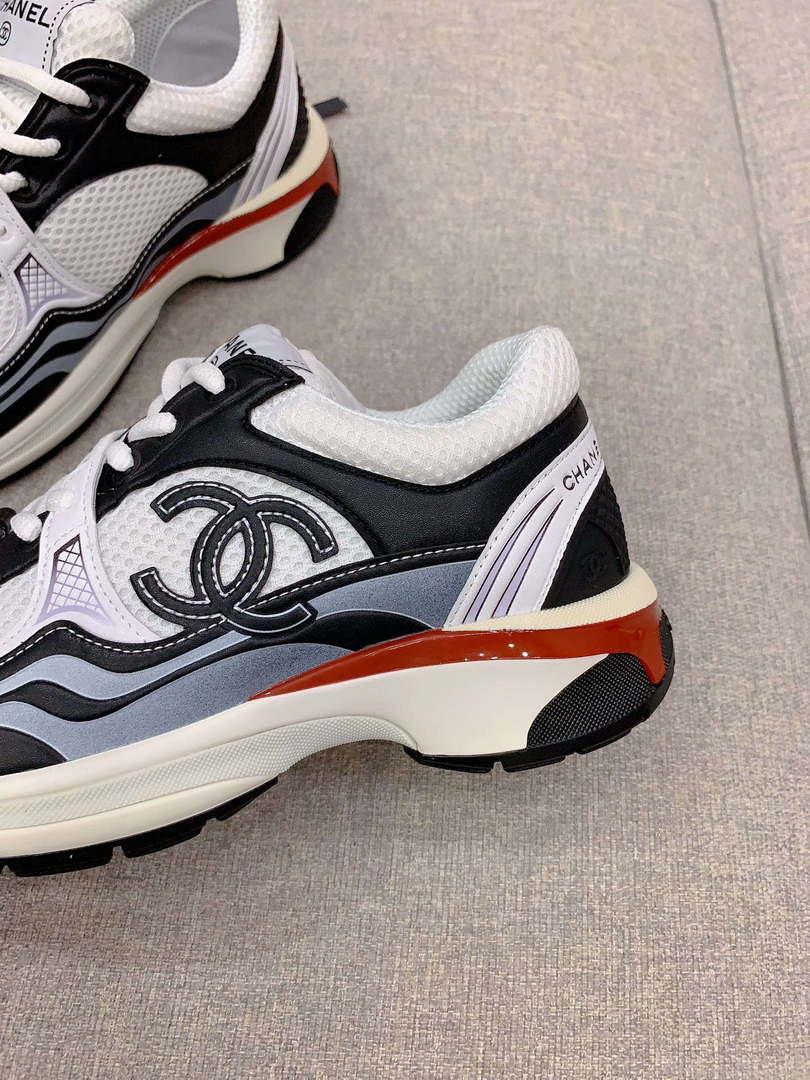 Chanel Women’s Sneaker G45077 Designer Trainers Fabric Laminated C90107