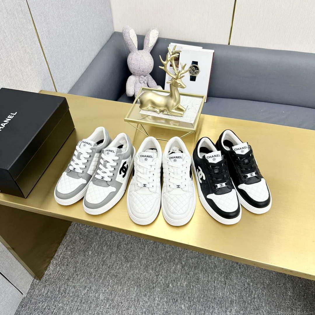 Chanel Women’s Sneaker G45083 Designer Trainers Calfskin C90115