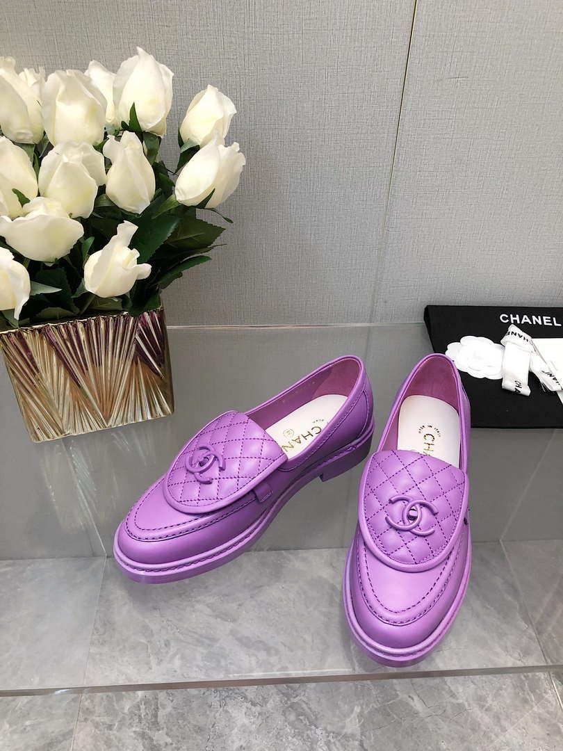 Chanel Women’s G45474 Fashion Loafers Moccasins Lambskin C90403