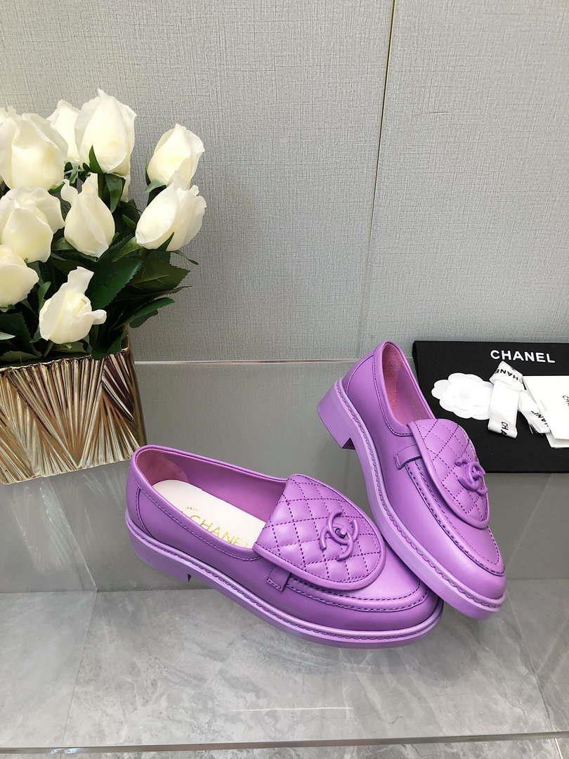 Chanel Women’s G45474 Fashion Loafers Moccasins Lambskin C90403