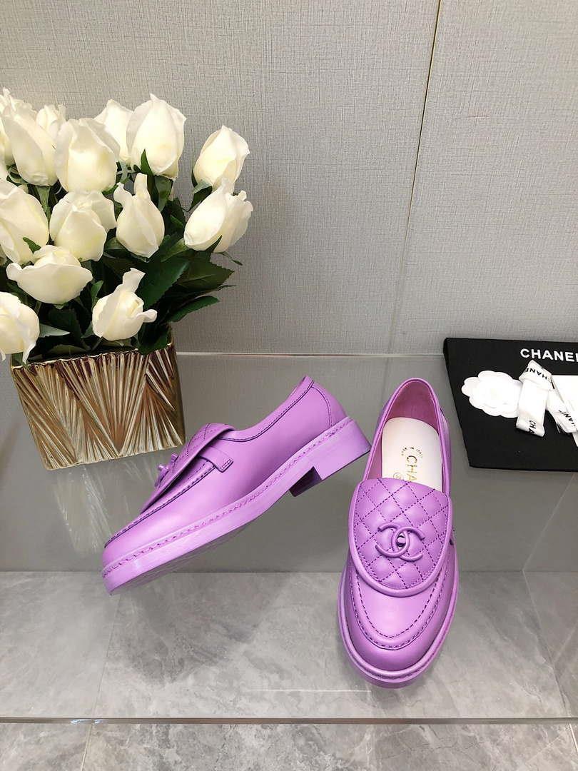Chanel Women’s G45474 Fashion Loafers Moccasins Lambskin C90403