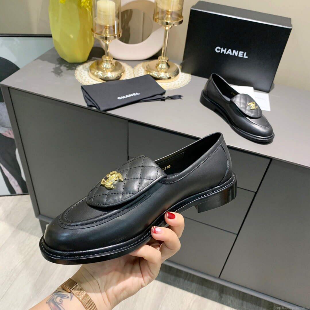 Chanel Women’s Fashion Loafers Calfskin C90300