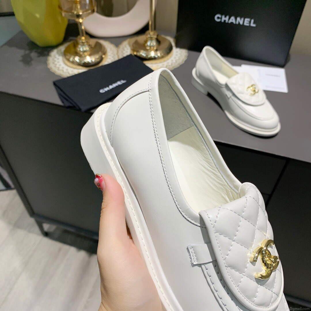 Chanel Women’s Fashion Loafers Calfskin C90305