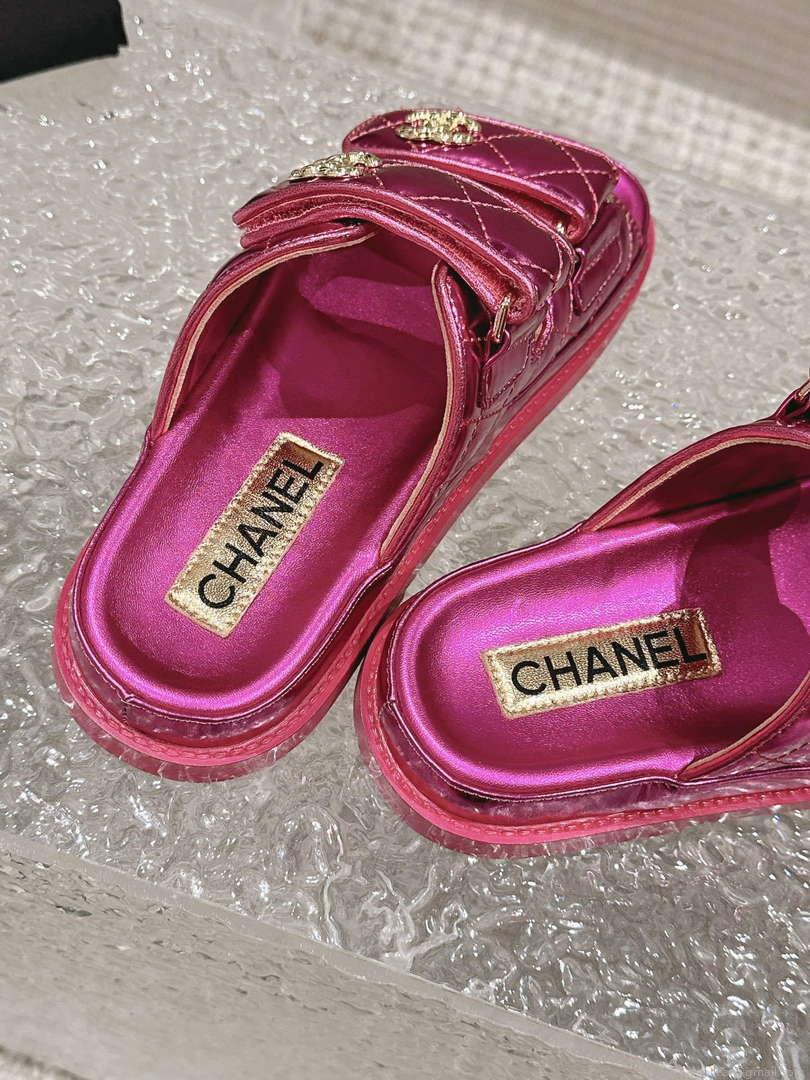 Chanel Women’s Velcro sandals Fashion Shoes C93242