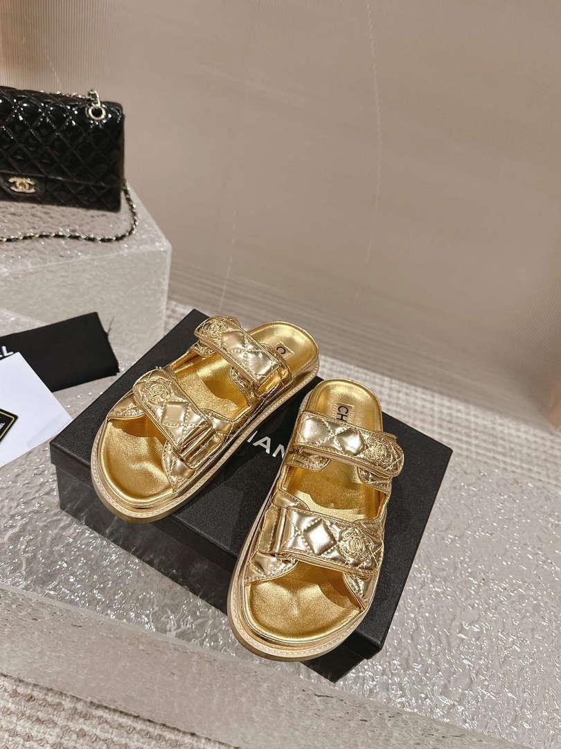 Chanel Women’s Velcro sandals Fashion Shoes C93244