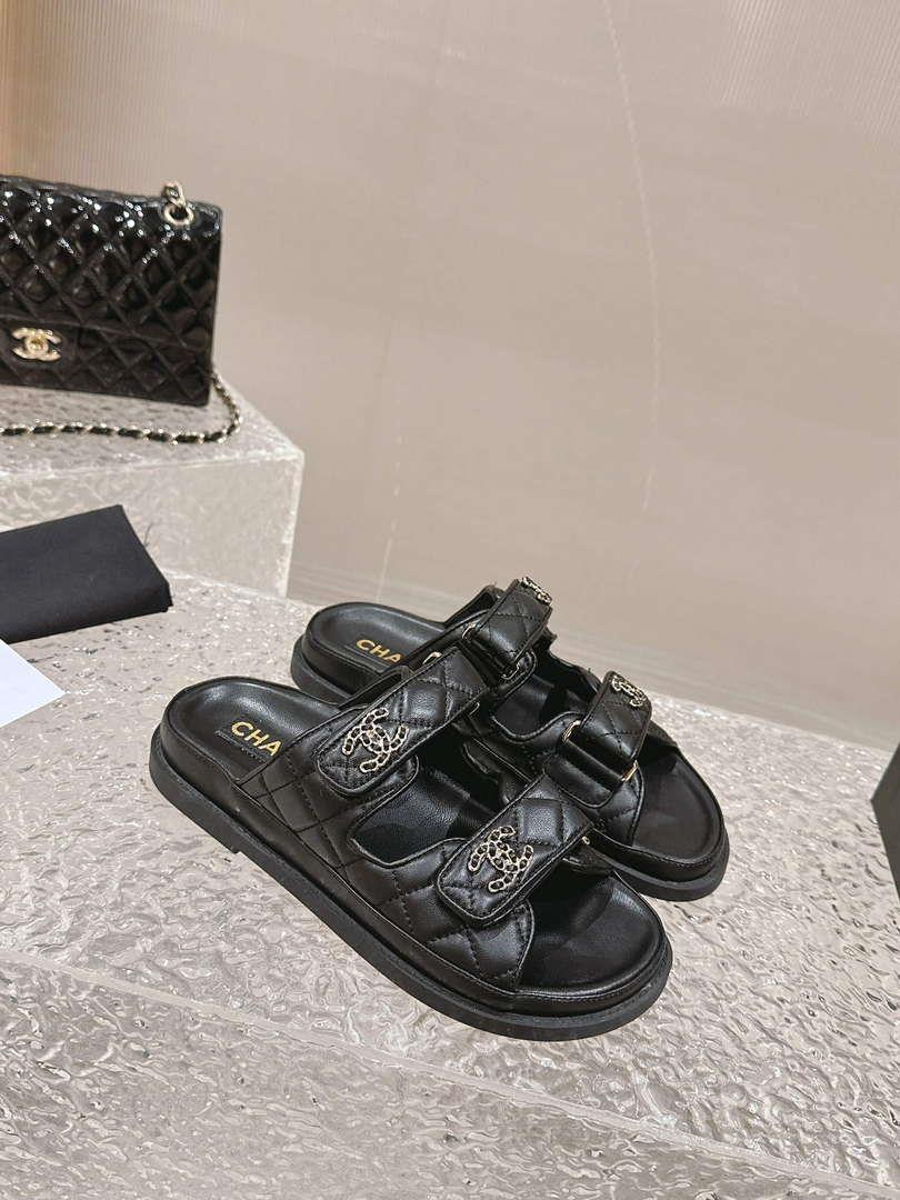 Chanel Women’s Velcro sandals Fashion Shoes C93245