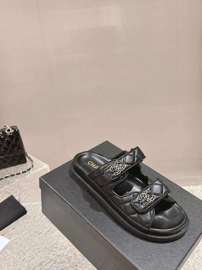 Chanel Women’s Velcro sandals Fashion Shoes C93245
