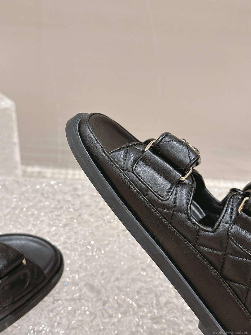 Chanel Women’s Velcro sandals Fashion Shoes C93245