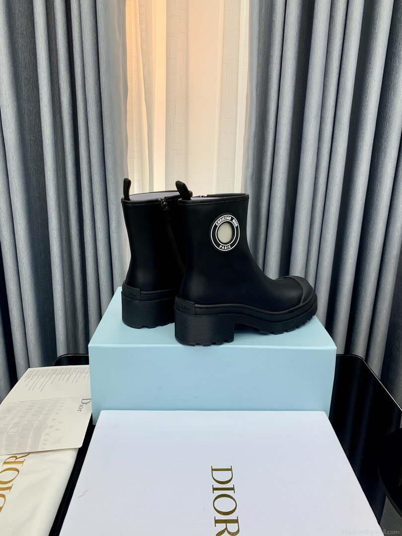 Dior Women’s Shoes – Dior Symbol Ankle Boot – KCI770VSO_S900 – Black
