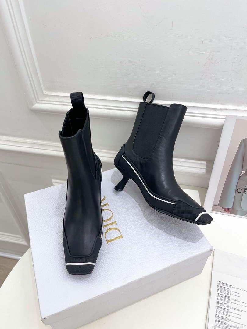 Dior Women’s Shoes- D-Motion Heeled Ankle Boot – KCI796VSO_S20X