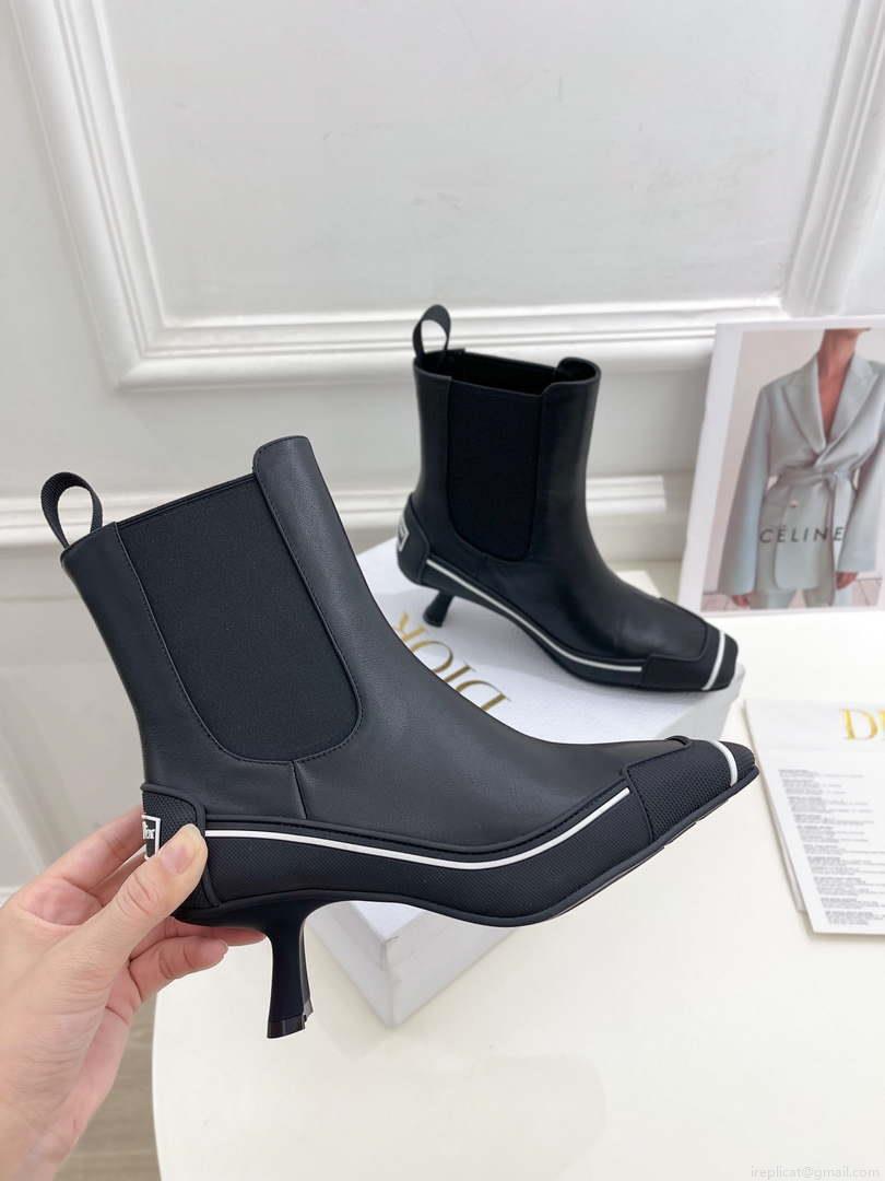 Dior Women’s Shoes- D-Motion Heeled Ankle Boot – KCI796VSO_S20X