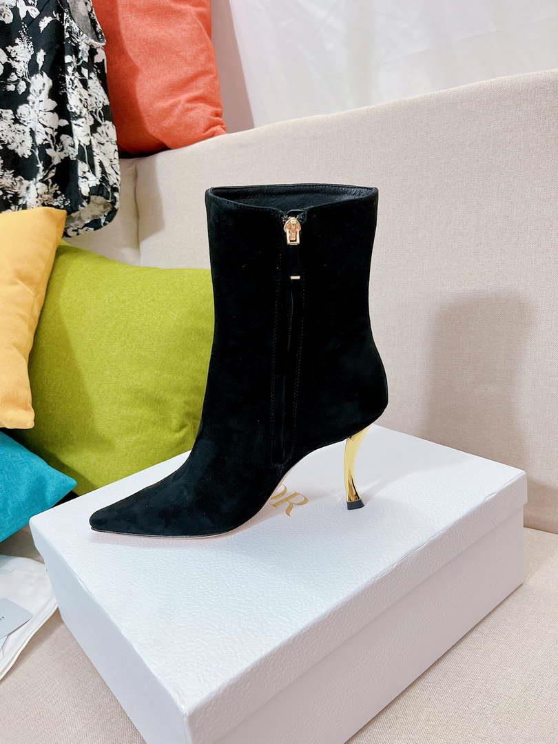 Dior Women’s Shoes Kci806vvv_S900 D-Fame Heeled Ankle Boot 192353