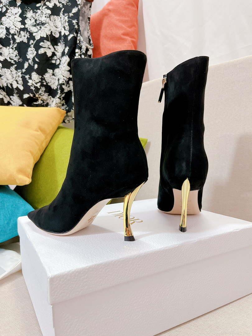Dior Women’s Shoes Kci806vvv_S900 D-Fame Heeled Ankle Boot 192353