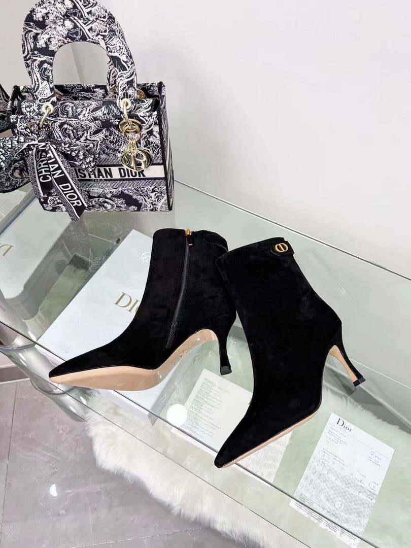 Dior Women’s Shoes Kci806vvv_S900 D-Fame Heeled Ankle Boot 192350