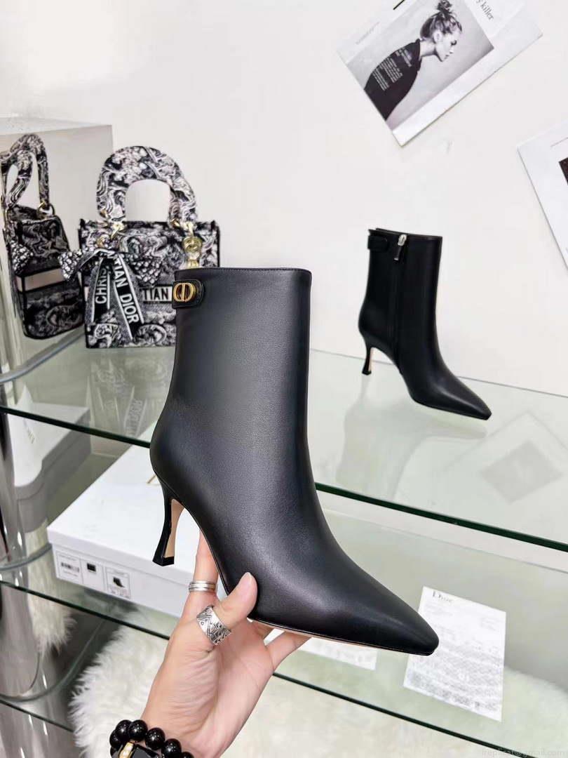 Dior Women’s Shoes Kci806vvv_S900 D-Fame Heeled Ankle Boot 192350