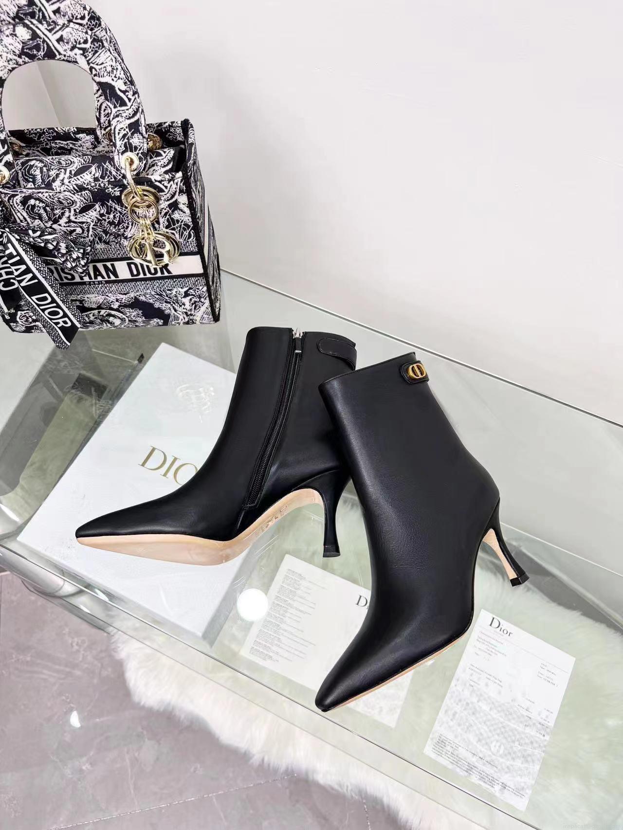Dior Women’s Shoes Kci743vvv- S900 Dior Attract Heeled Ankle Boot 192349