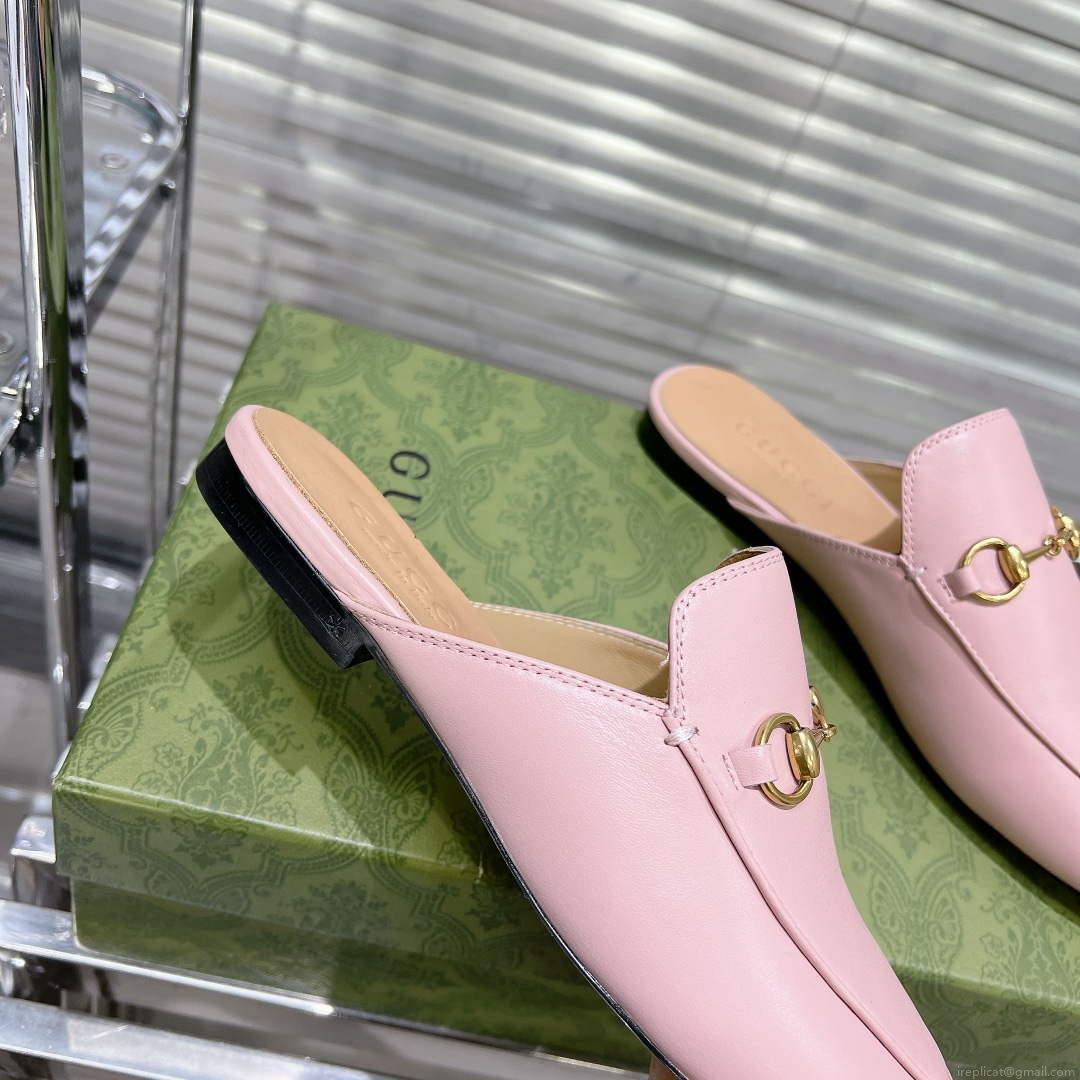 Gucci 423513 Women’s Princetown Leather Slipper G53192