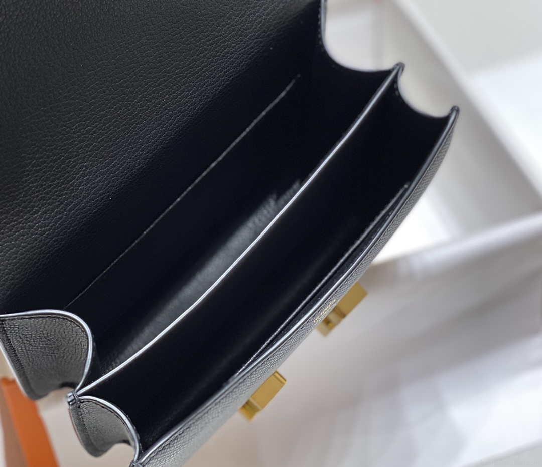 Hermes Constance Cross Body Bag Epsom Leather Gold H28401
