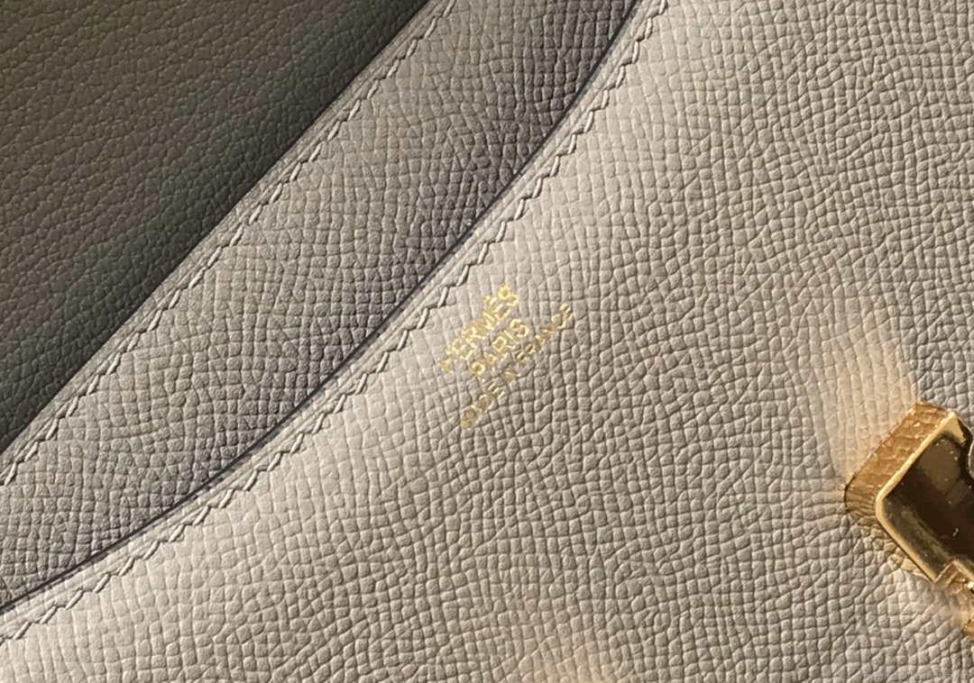 Hermes Constance Cross Body Bag Epsom Leather Gold H28403