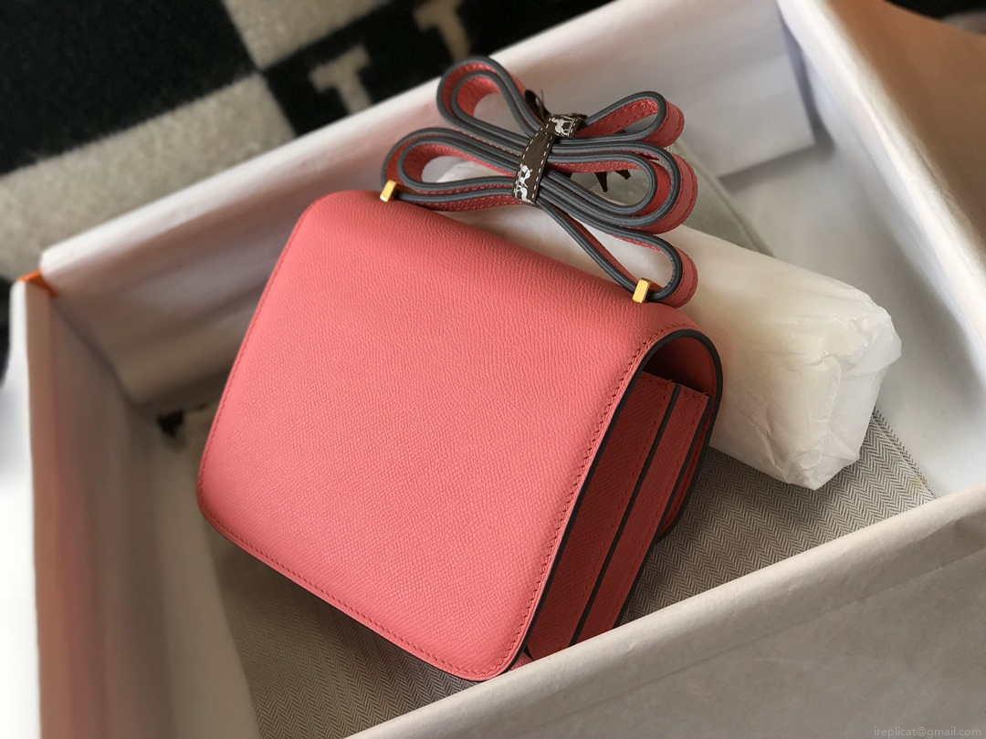 Hermes Constance Cross Body Bag Epsom Leather Gold H28412