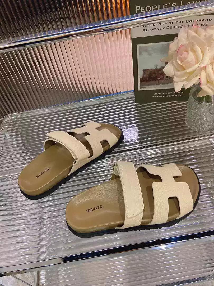 Hermes H222857 Men Women’s Hermes Chypre sandals H908912