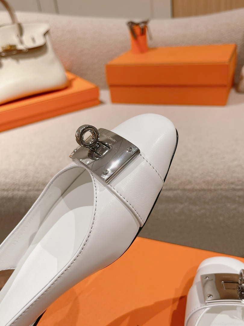 Hermes H241158Zv1D360 Innocente Slingback Shoes H990020