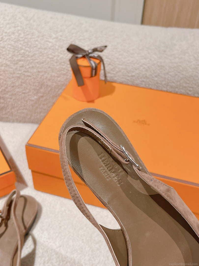 Hermes H241158Zv1D360 Innocente Slingback Shoes H990023