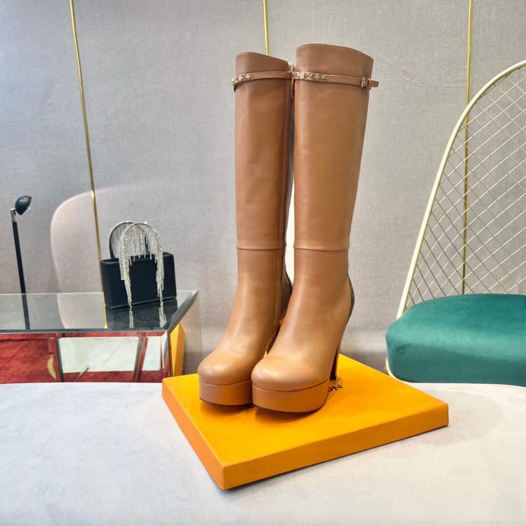 LV 1A9P48 Louis Vuitton Women’s Afterglow Plankle High Boots l66532