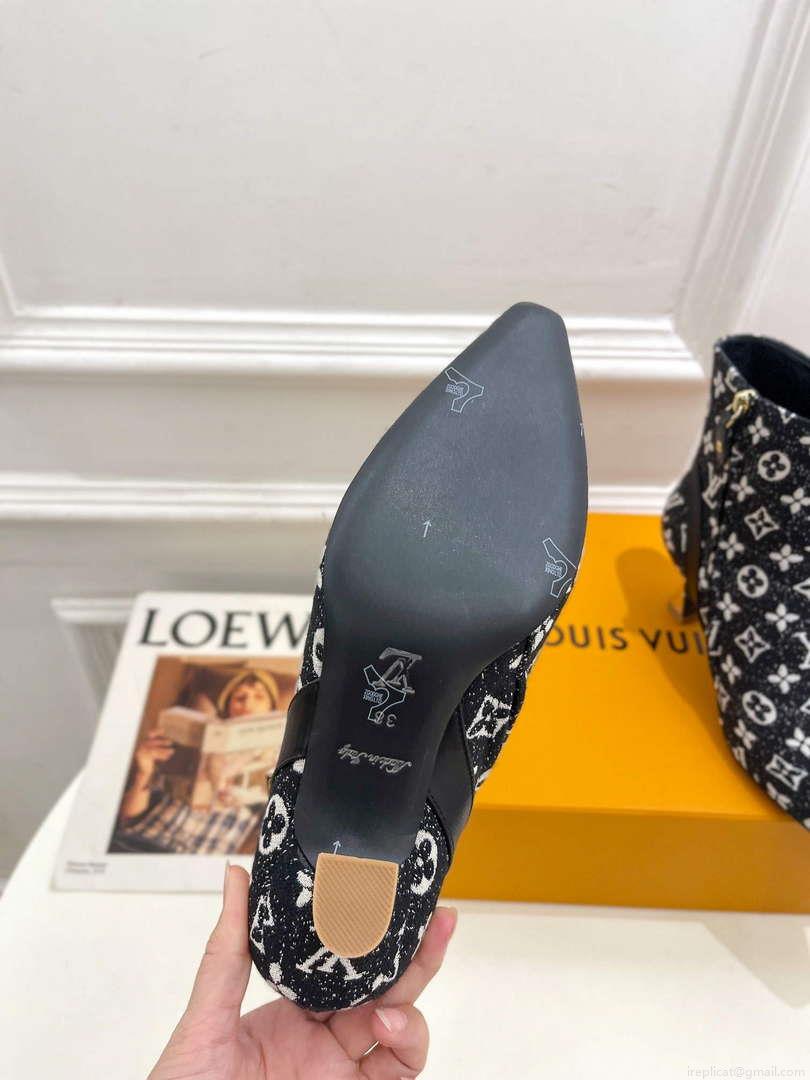 LV 1ACAKQ Louis Vuitton Women’s Shoes Sparkle Ankle Boots L75205