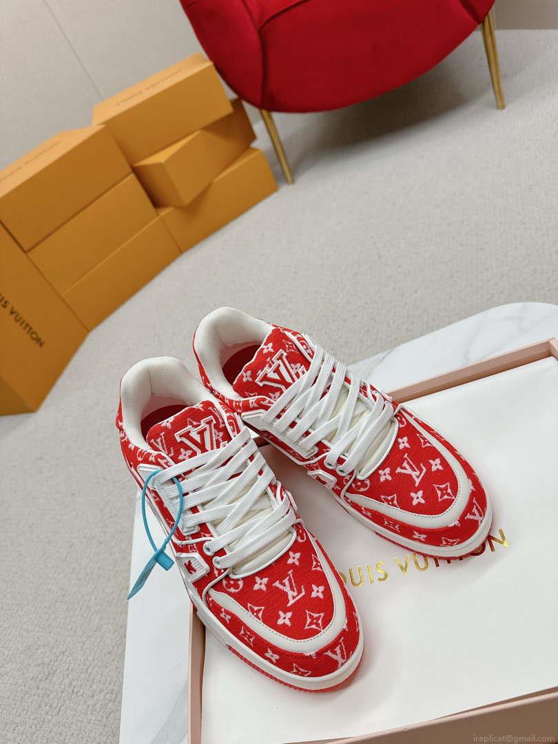 Louis Vuitton 1ABNJP Men Women’s LV Trainer Sneaker L62480