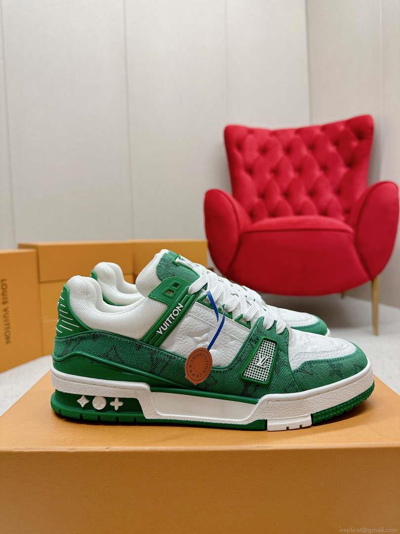 Louis Vuitton 1A9JG2 Men Women’s LV Trainer Sneaker L62483