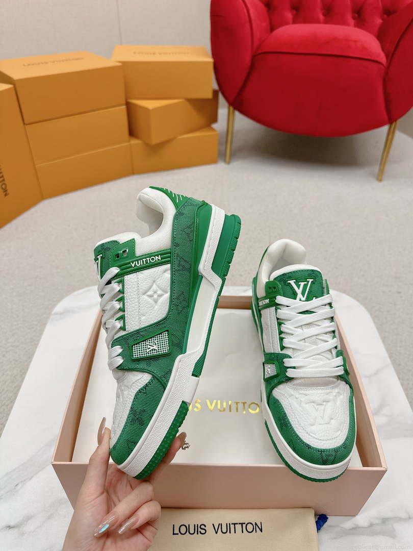Louis Vuitton 1A9JG2 Men Women’s LV Trainer Sneaker L62483